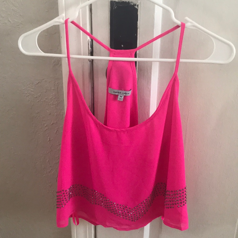 Hot pink crop